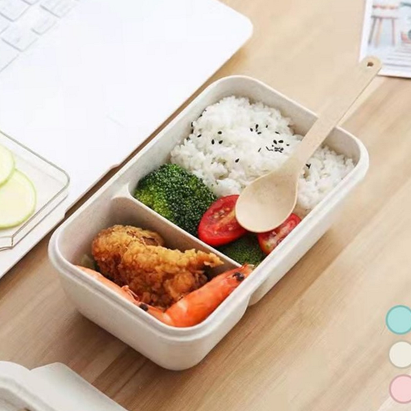 런치박스 밀프랩 도시락통 휴대용 직장인 도시락통 피크닉 칸막이 소풍 - 상품 이미지
