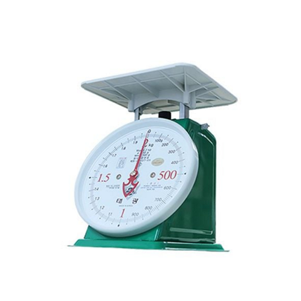 직관형 2kg 지시 시저울 바늘식 접시 바늘 휴대용 아날로그 계량용 - 상품 이미지