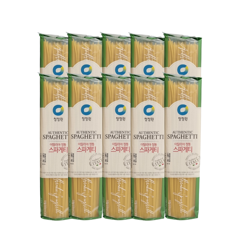 청정원 이탈리아 정통 스파게티면 250g x10개 파스타면 - 상품 이미지