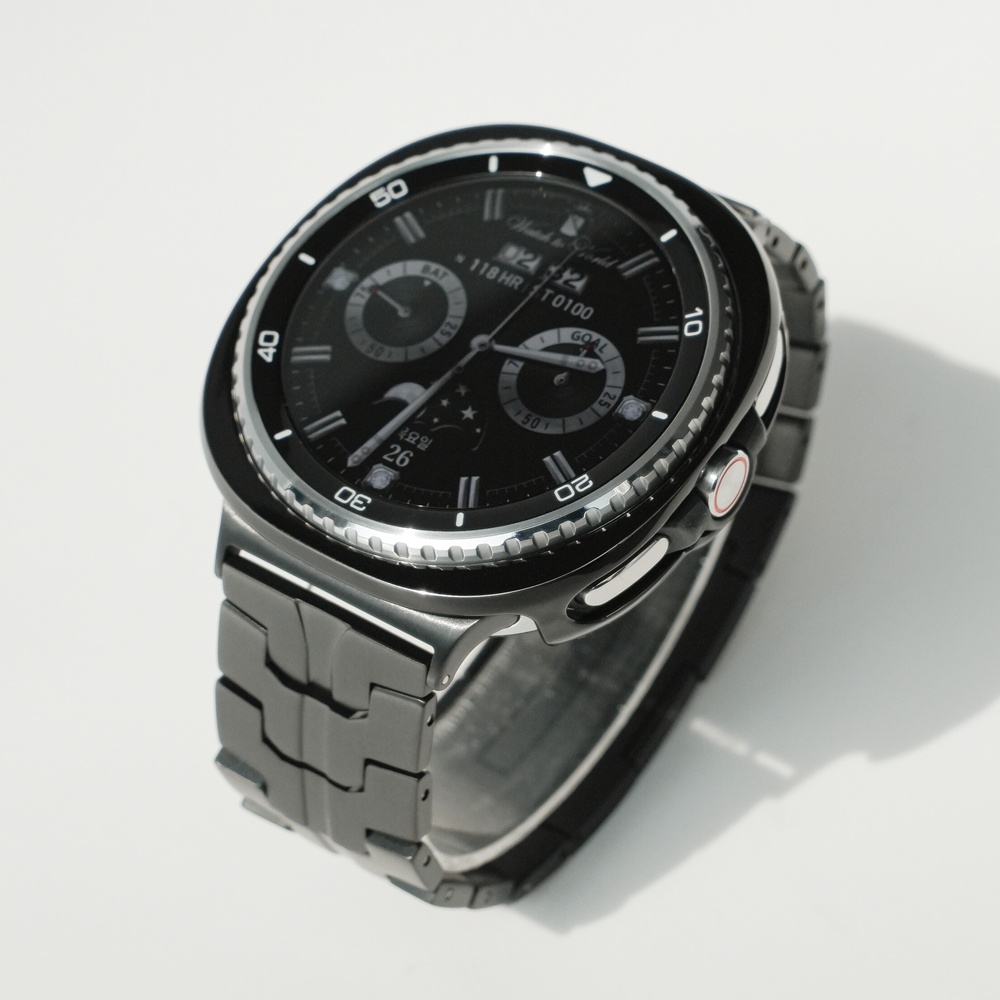티타니즘 갤럭시워치9 갤럭시워치8 티타늄 스트랩 메탈 시계줄 클래식 46mm 44mm호환 - 상품 이미지