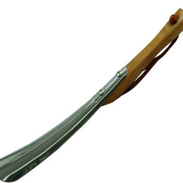 스테인레스 긴 구두주걱 휴대용 고급 구두주걱 31cm 원목 - 상품 이미지