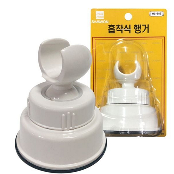 이동식 흡착식 샤워기 거치대 조절 흡착식 헤드 걸이 욕실 벽걸이 - 상품 이미지