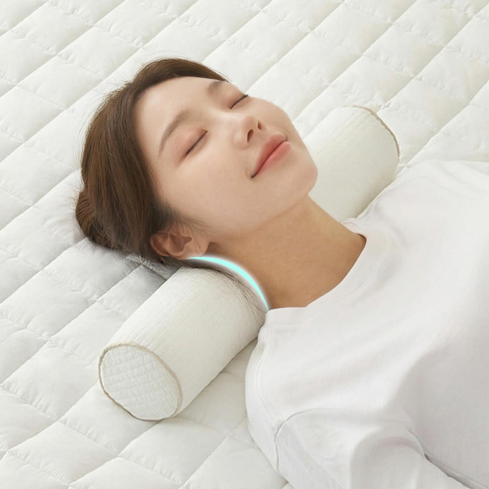 집앤콕 빨아쓰는 원형 경추베개 거북목 일자목 1+1 상품 이미지