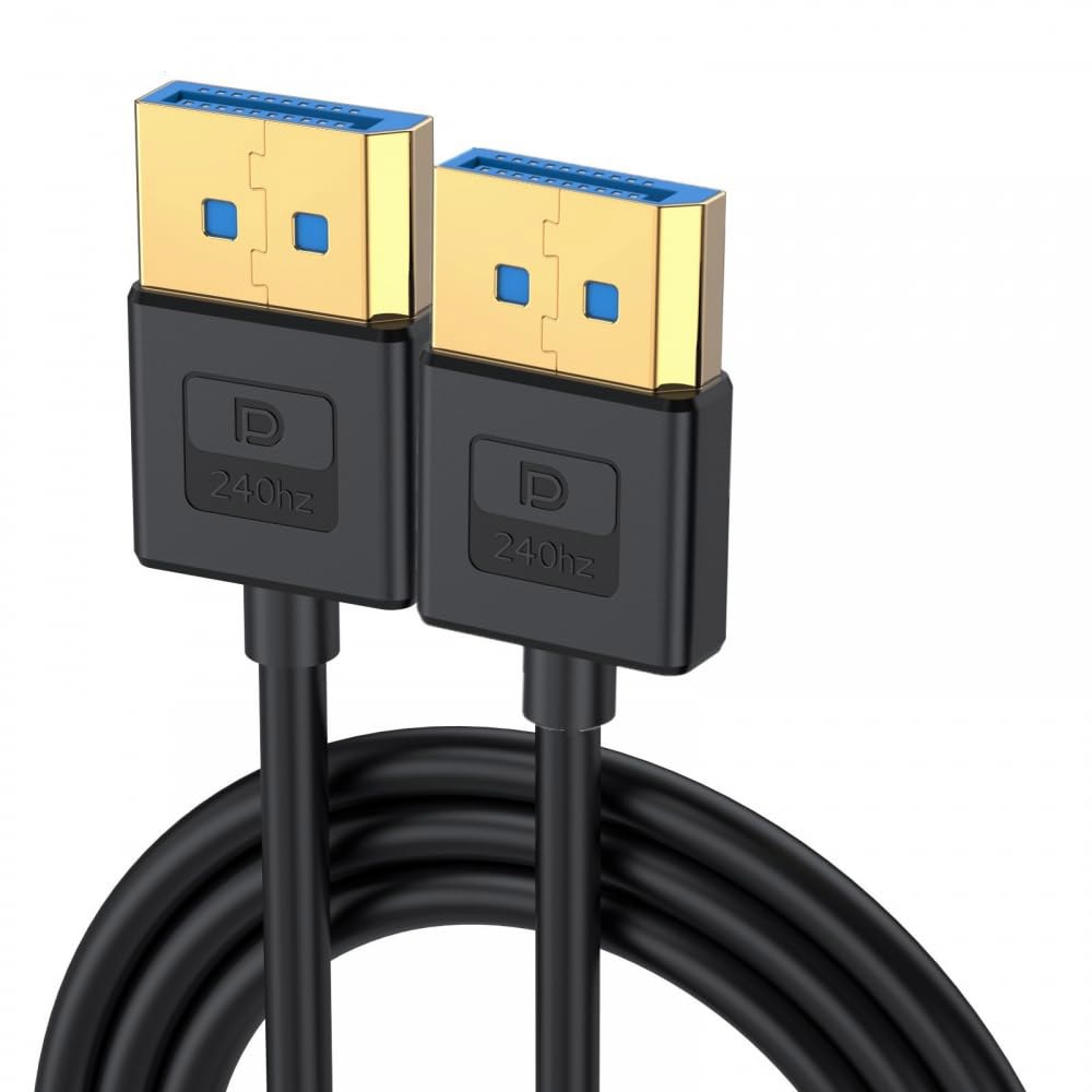 CY 케이블 울트라파인 디스플레이 포트 1.4 HD 카드(100cm), 블랙, 모니터 to DP-011-BK-1.0M-HX 울트라 8K 데스크탑 144hz 4K 노트북 60hz - 상품 이미지