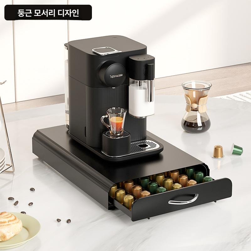 케이스 돌체구스토 서랍형 홀더 캡슐커피 뷰 아크릴 호환 캡슐보관함 - 상세 이미지 4