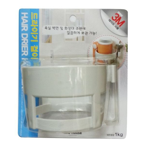 무타공 욕실 드라이기 걸이 벽걸이 드라이기 거치대 헤어 수납 - 상품 이미지