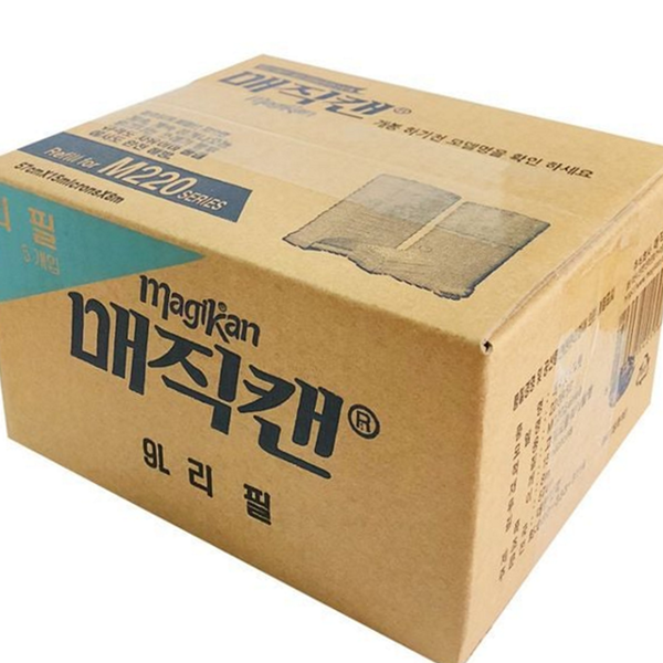 다용도 쓰레기통 리필 봉투 밀폐형 휴지통 리필 봉투 9리터 냄새 - 상품 이미지