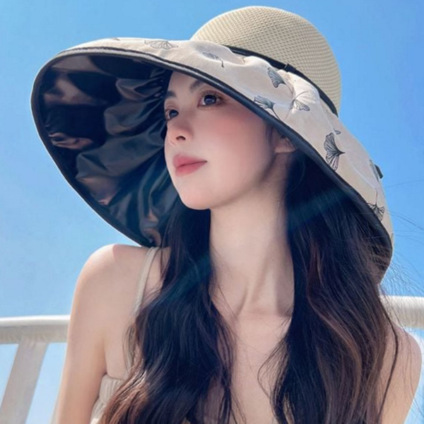 접이식 여성 여름 모자 버킷 벙거지 모자 데일리 비치 여름 - 상품 이미지
