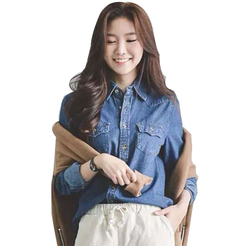 여름 코디 얇은 패션 청남방 데님 스타일 멋진 편안한 간절기 데일리 봄 블라우스 - 상세 이미지 5