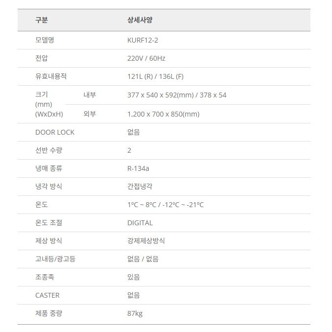 3칸 영업용 460L 식당 카페 업소용 냉동냉장테이블냉장고 1800 이미지 6