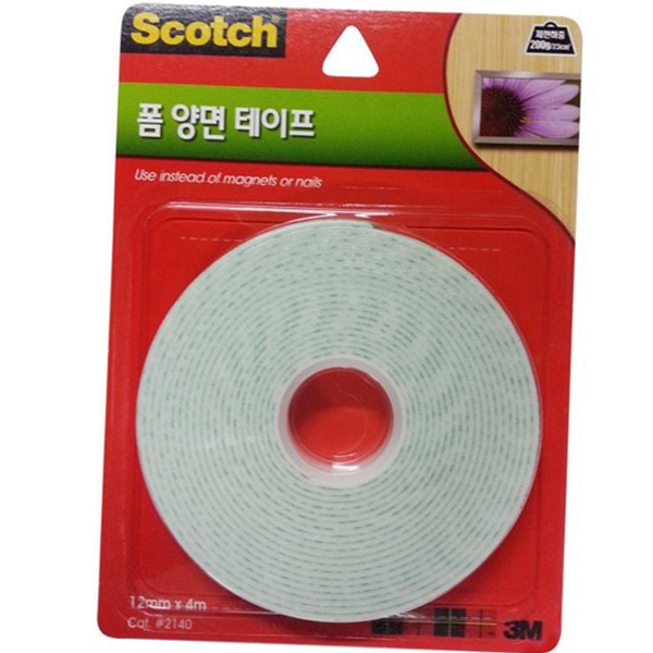 다용도 폼 양면 테이프 부착용 강력 양면 테이프 푹신한 실내용 - 상품 이미지