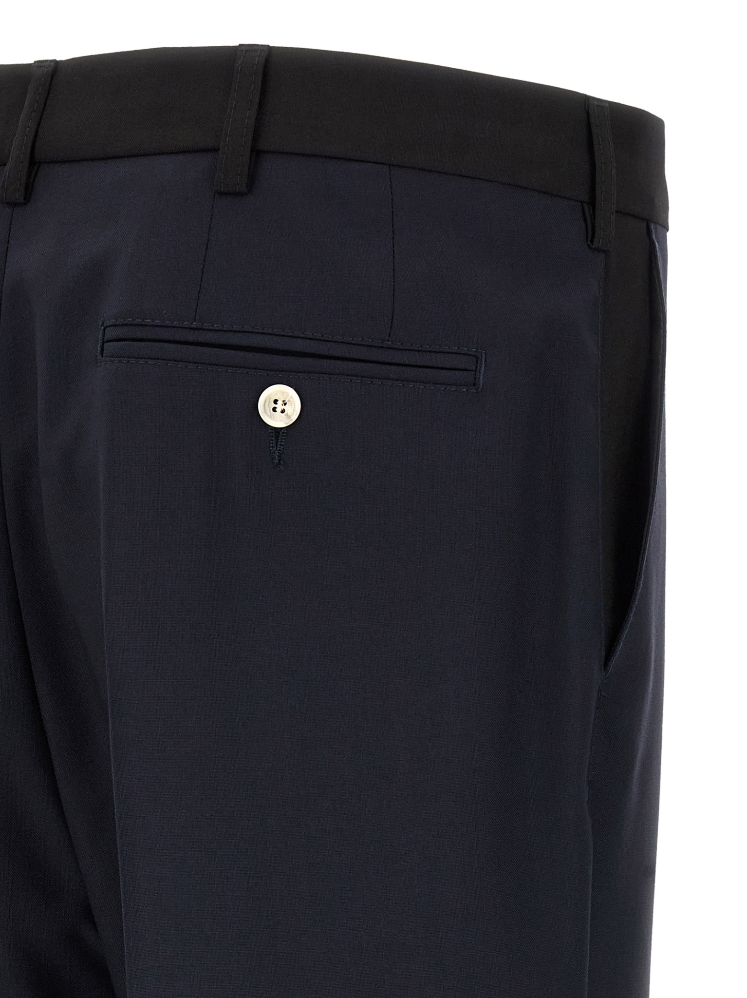 마르니 남성 바지 SS26 PUMU0300MQUTW83900B99 - 상세 이미지 4