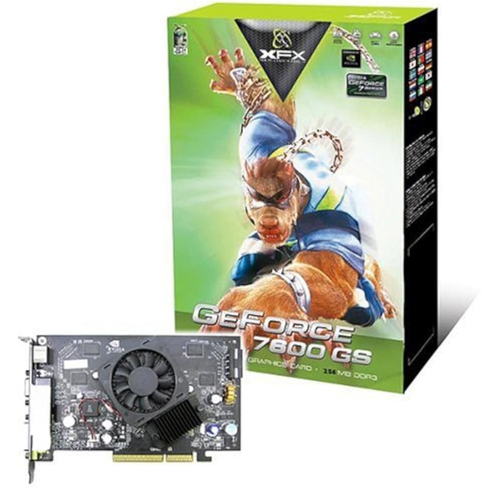 XFX Geforce 7600 Gs 256MB DDR2 256 메가바이트 - 상품 이미지