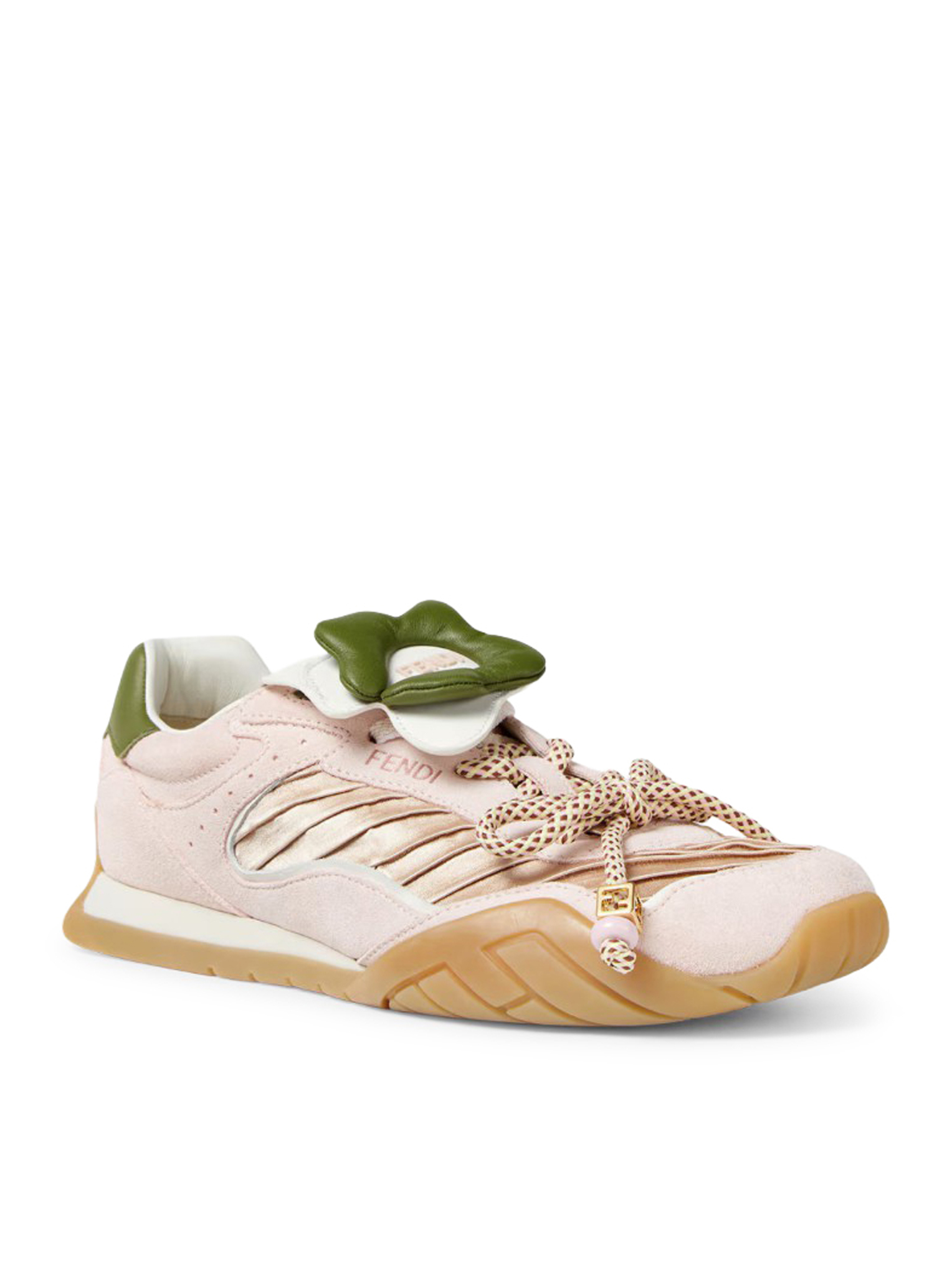 펜디 여성 운동화 SS26 8E8942AY1IF1WCE C CAND ROSE ICE GREEN - 상세 이미지 2