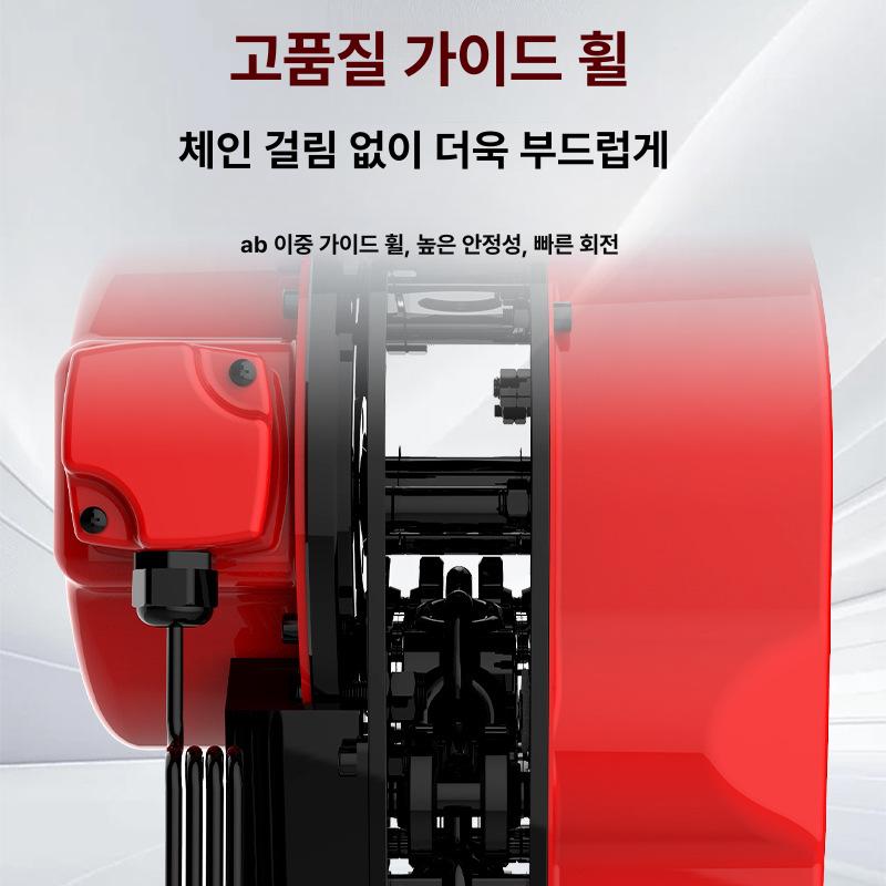 전동 호이스트 단상 220V 2톤 3미터 산업용 중량물 인양 무선 유선 리모컨 체인블럭 5T9M[220V] - 상세 이미지 3