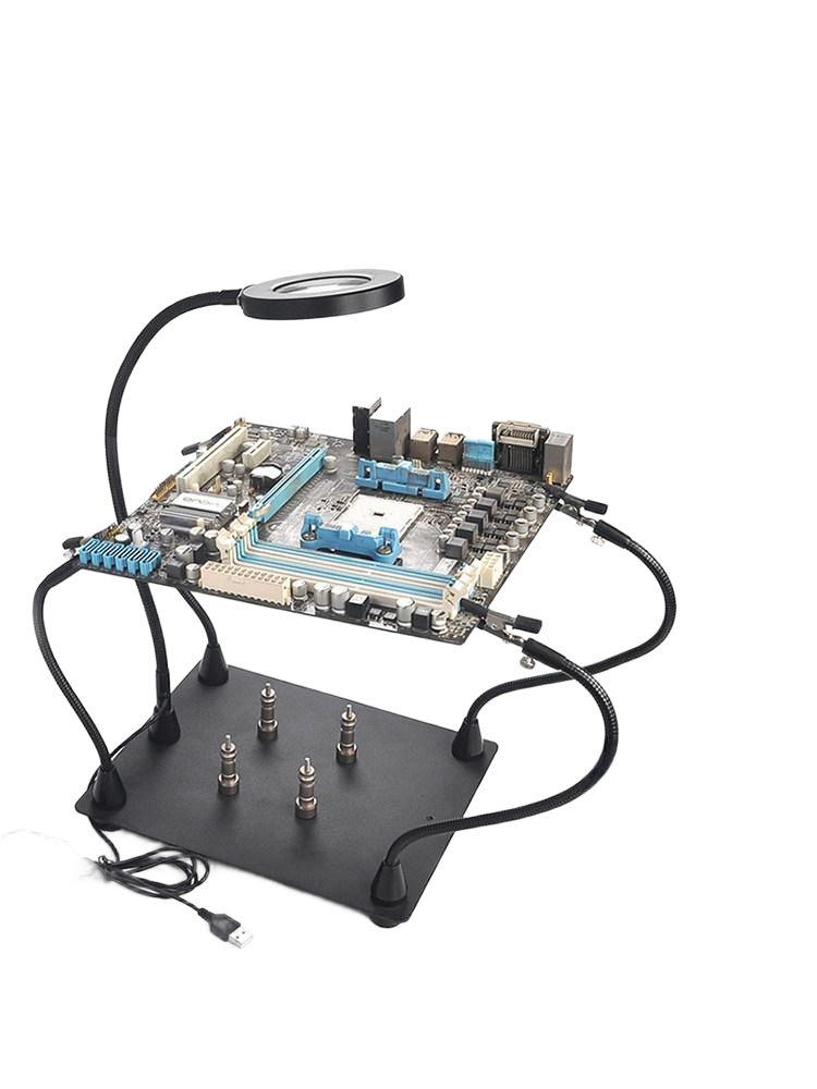 범용 PCB 브래킷 베이스 인두 클립 클램프 휴대폰 보조 거치대 - 상품 이미지