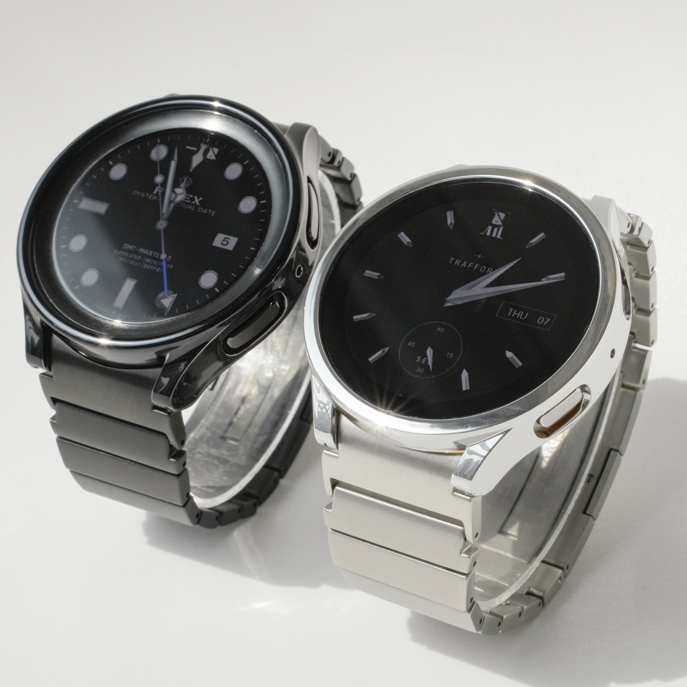 티타니즘 갤럭시워치7 6 5 4 티타늄 스트랩 원터치 메탈 클래식 44mm 40mm 호환 - 상품 이미지