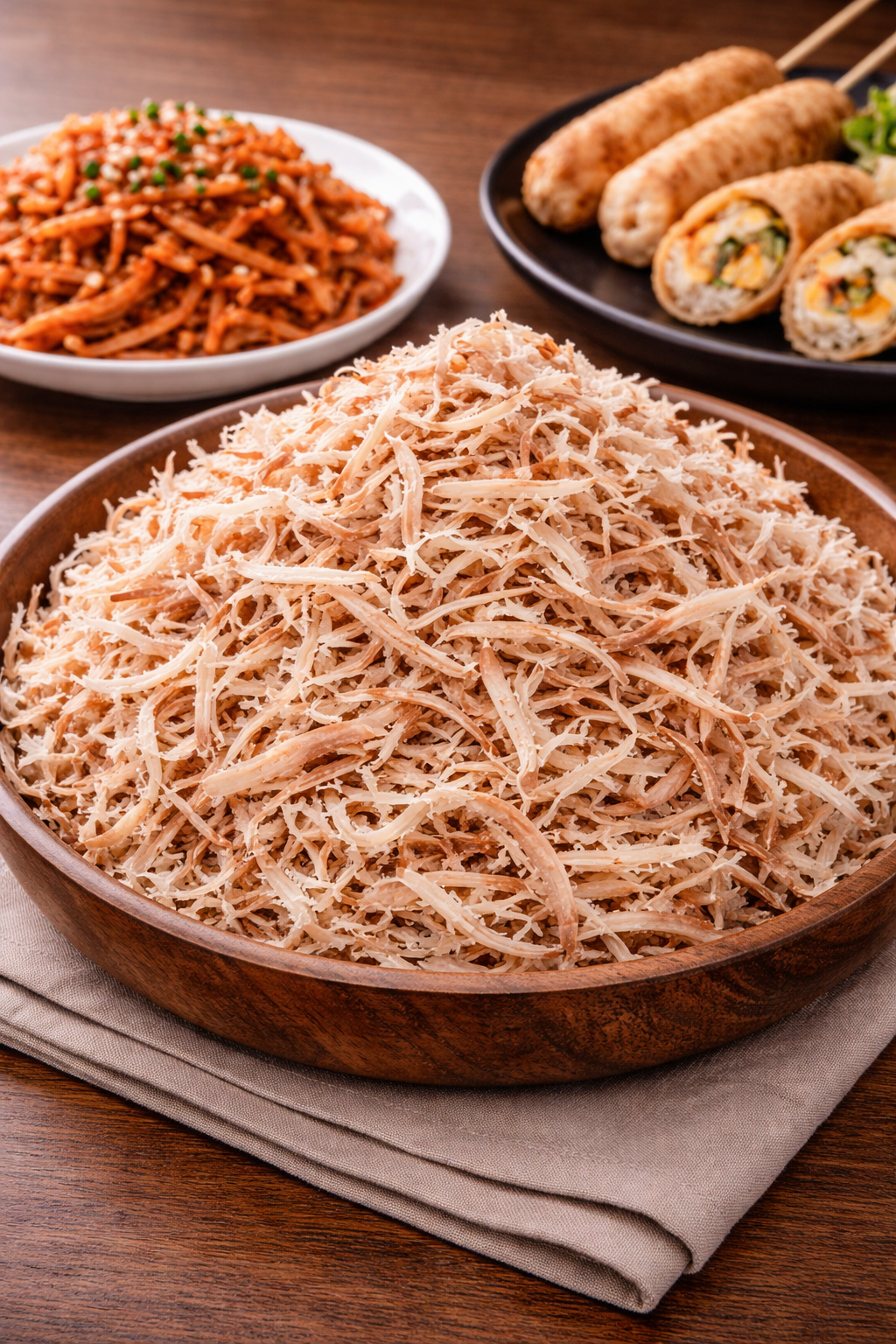 (오징어90%내외) 강원도가공 참진미채 (중가루) 맥반석진미채 건어물 1kg, 1개 - 상품 이미지