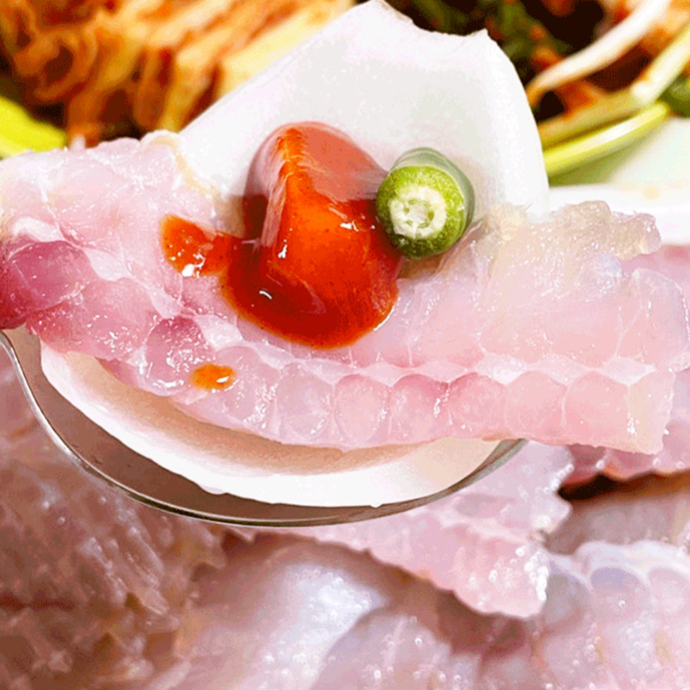 나주 영산포 국내산 숙성 홍어 100g 톡 쏘는 찰진 맛 산지직송 - 상세 이미지 3
