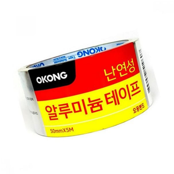 난연 알루미늄 마감 테이프 덕트 난로 보일러 테이프 연통 단열 - 상품 이미지