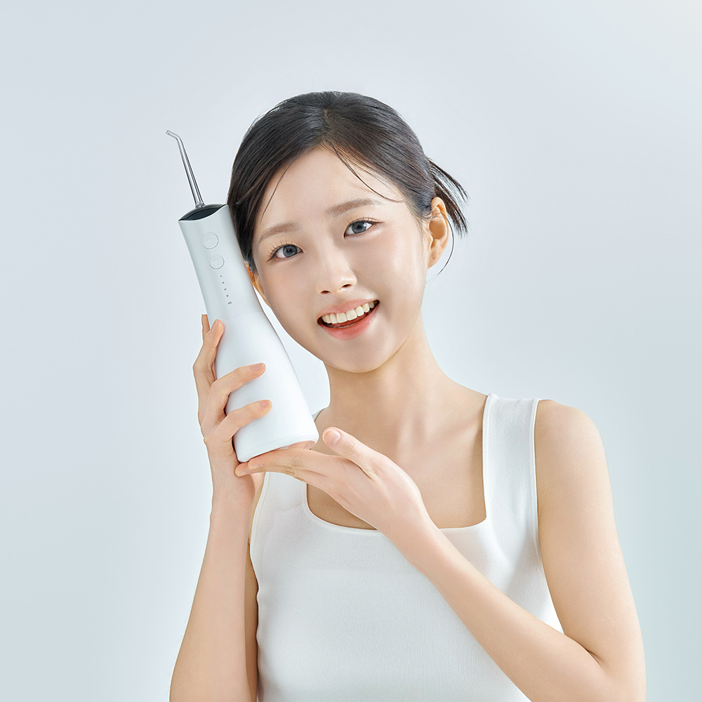 [1+1] 에버덴트 휴대용 구강세정기 무선 물치실 구강 세척기 치아 세정기 치간 물칫솔 - 상세 이미지 3