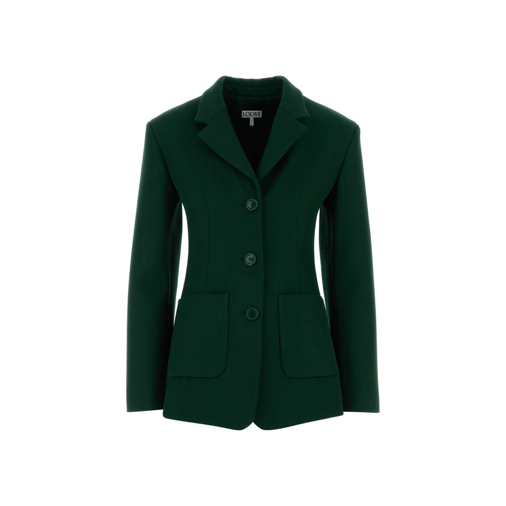로에베 여성 자켓 SS26 S540Y03XBU GREEN - 상품 이미지