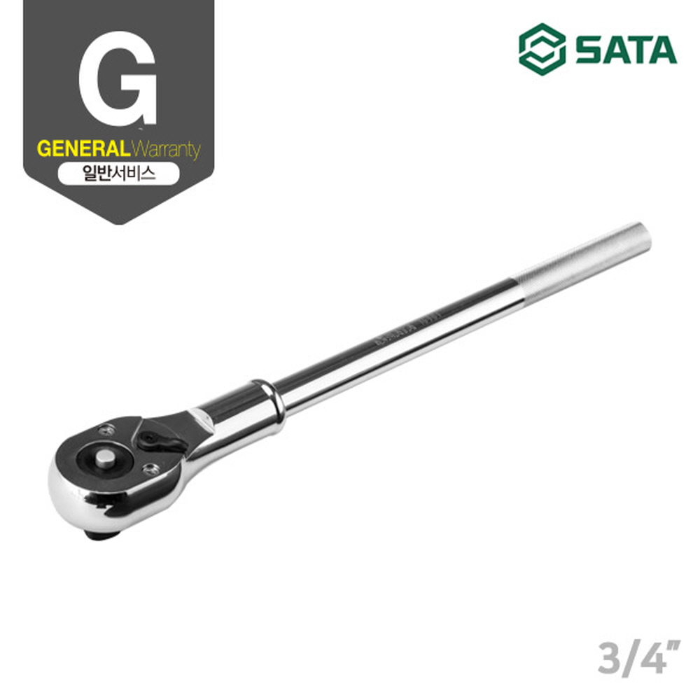 사타 SATA 라쳇 핸들 3/4 500mm 16901 수리 정비 공구 렌치 깔깔이 - 상세 이미지 2