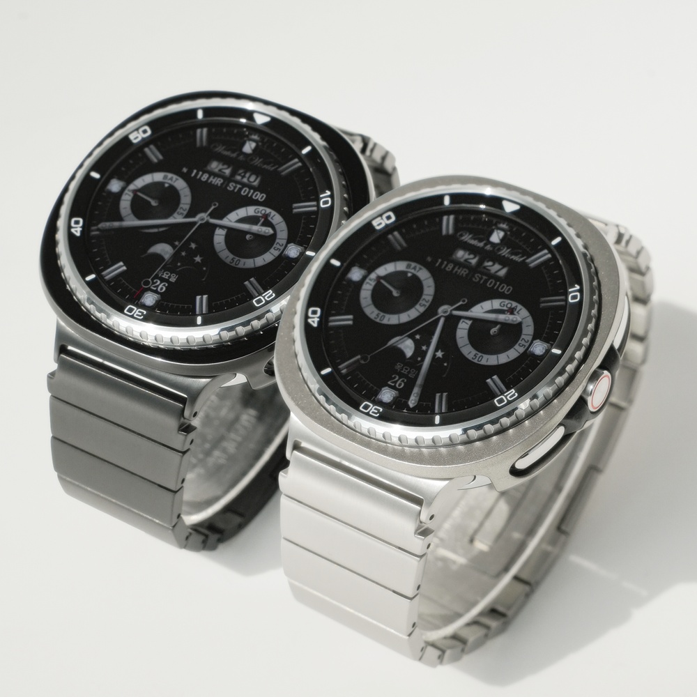 티타니즘 갤럭시워치9 갤럭시워치8 티타늄 스트랩 메탈 시계줄 클래식 46mm 44mm호환 - 상품 이미지