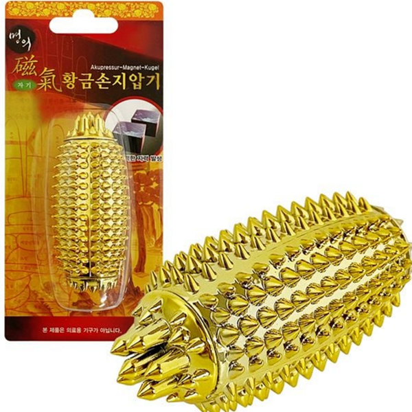 경량 손 지압기 자기 황금 지압기 혈자리 플라스틱 - 상품 이미지