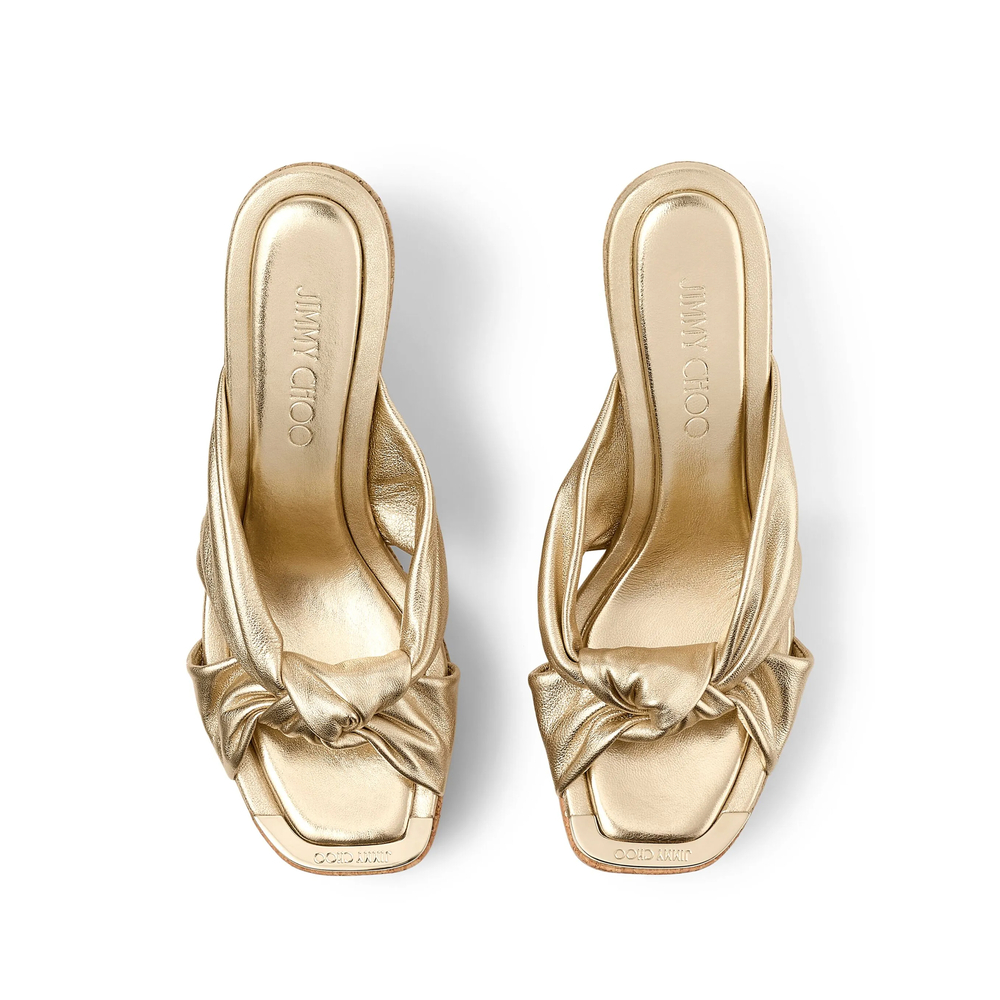 지미 추 여성 샌들 SS26 AVENUE WEDGE 110 MNA GOLD - 상세 이미지 3