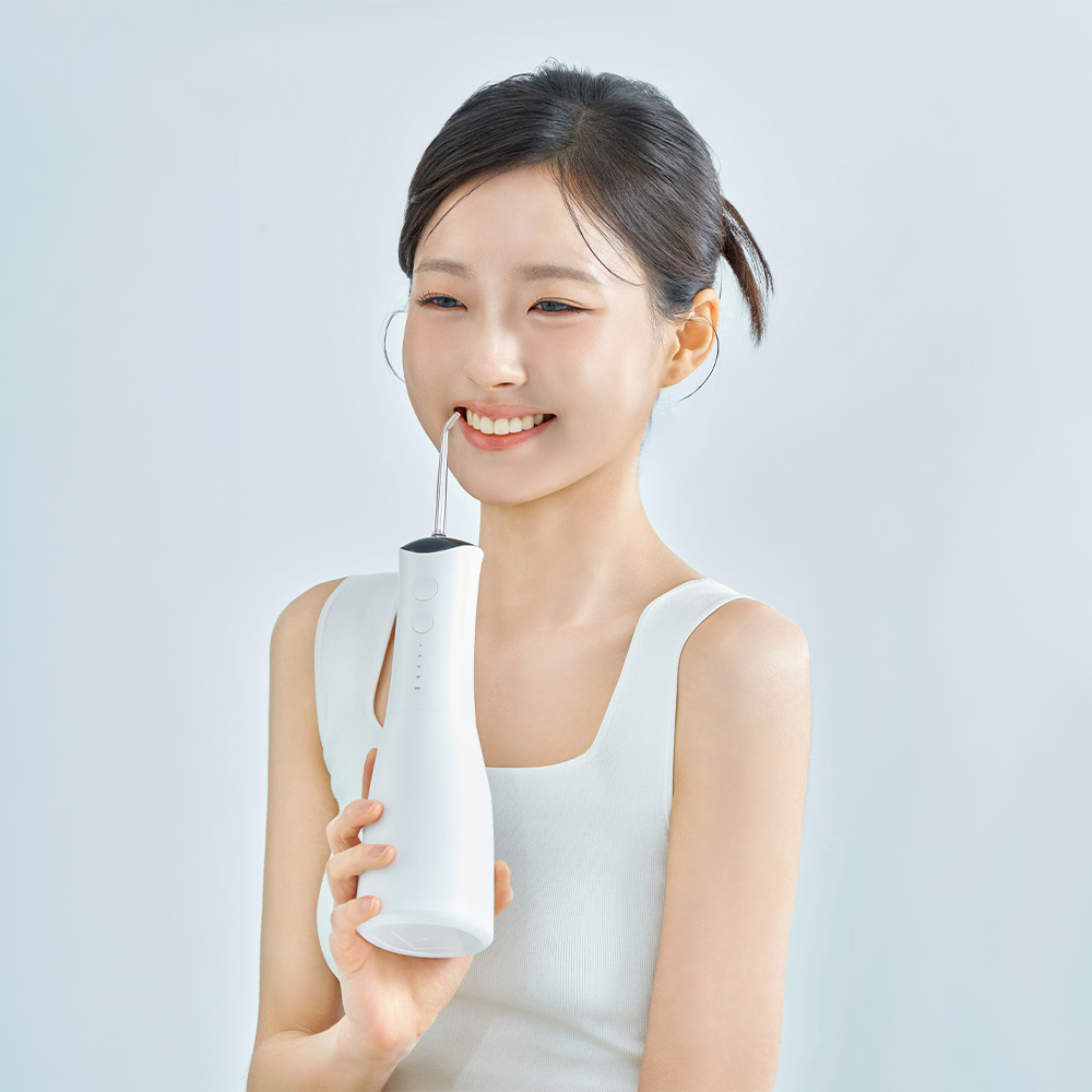 [1+1] 에버덴트 휴대용 구강세정기 무선 물치실 구강 세척기 치아 세정기 치간 물칫솔 - 상세 이미지 5