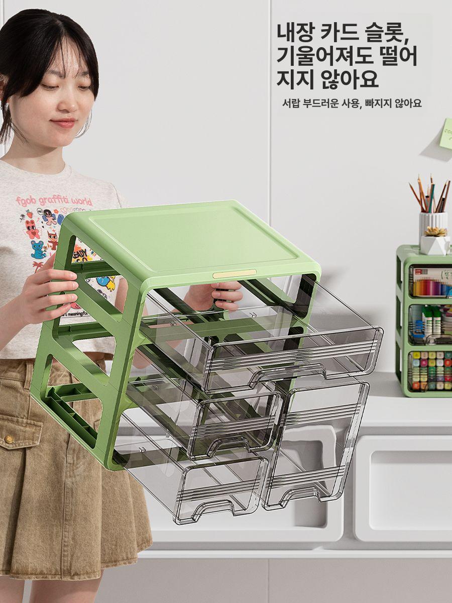 영양제정리함 서랍장 보관함 간식 주방 캡슐커피 탕비실 - 상세 이미지 4