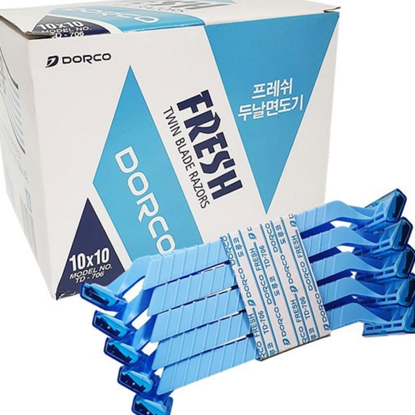 간편 일회용 면도기 위생 두 날 면도기 호텔 수동 - 상품 이미지