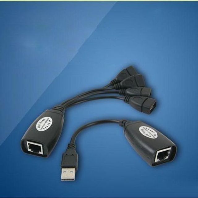 끊김없는 COMS USB to RJ45 리피터 연장기 50M - 상품 이미지
