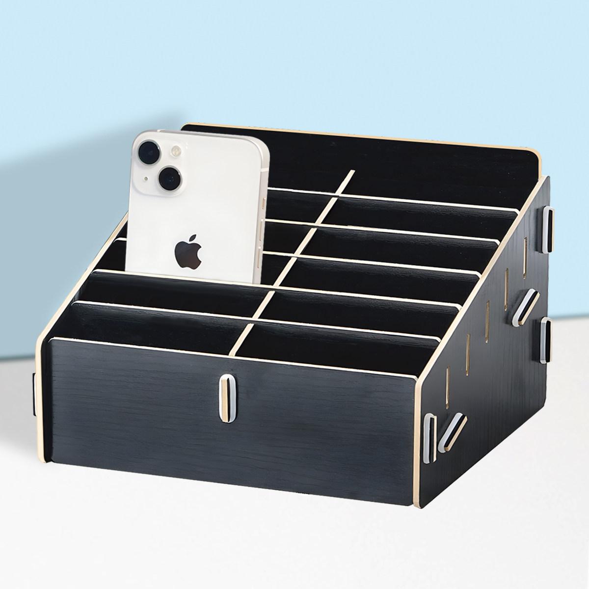 영수증보관함 우편 12칸 송장 정리함 정리대 36칸 월넛 - 상세 이미지 3