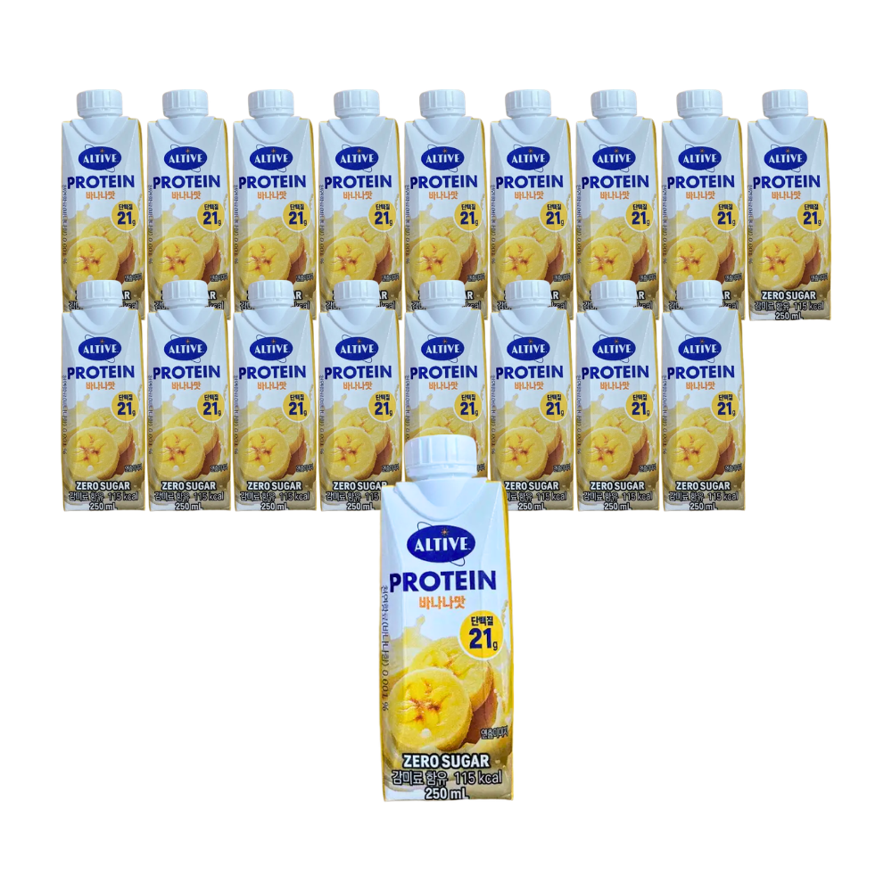 얼티브 프로틴 바나나맛 250ml x18입 (1박스) 단백질음료 - 상품 이미지