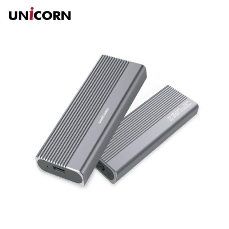 빠른 유니콘 NVMe SATA M.2 SSD 듀얼 외장하드 케이스 C타입 A타입 겸용 SM-800D - 상품 이미지