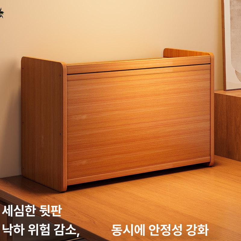 원목 빈티지 틈새 베란다 수납 3단 35cm - 상세 이미지 5