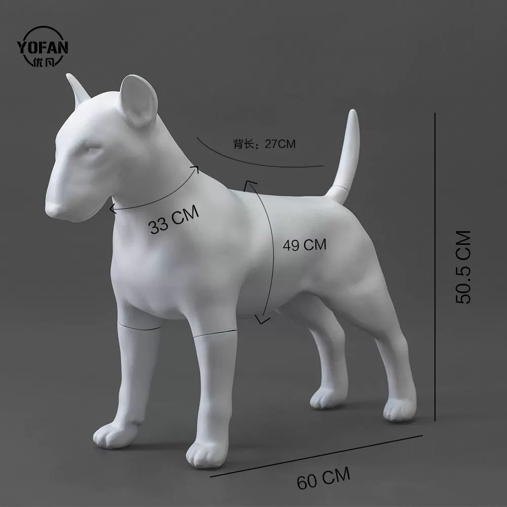 강아지 마네킹 소형견 옷가게 전시 모형 애견전시 옷걸이 피팅 - 상세 이미지 4