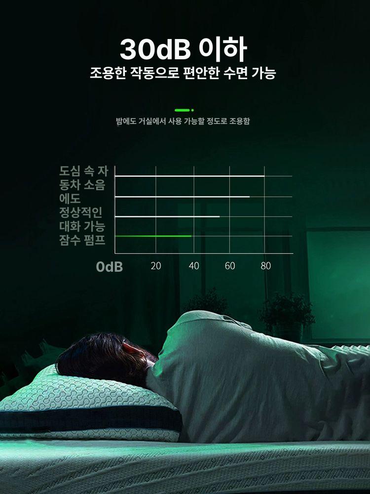 양수기 물빼는펌프 배수 수중 모터 바닥 풀장 농업용 유량 조절 15W [건조 방지 저에너지] - 상세 이미지 4