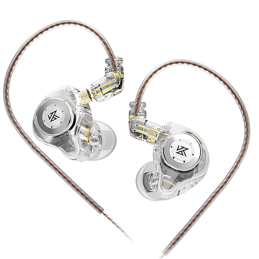 KZ EDX Pro 이어 모니터 헤드폰 IEM 이어폰 듀얼 DD HiFi 스테레오 사운드 스테이지 유선 노이즈 캔슬링 게이밍 이어버드 가수 오디오필즈 Cyan no Mic - 상품 이미지