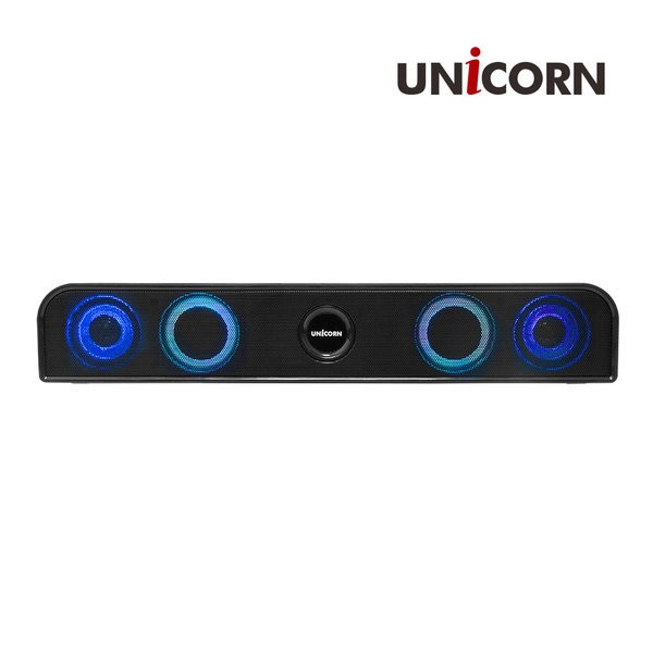 유니콘 LED 블루투스 라디오 컴퓨터 사운드바 스피커 SB-500BT - 상품 이미지