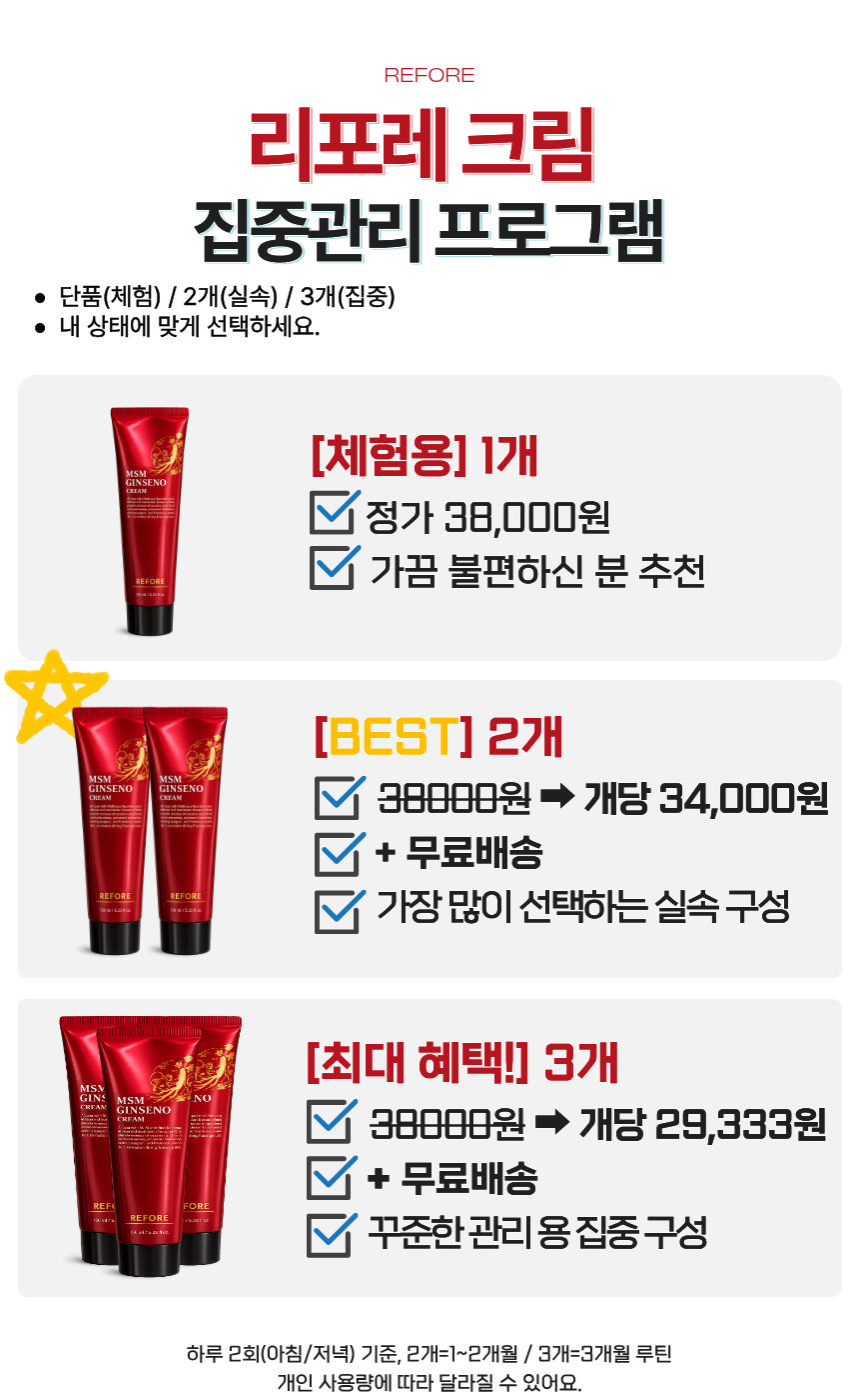 리포레 발뭉침 크림 풋케어 족저근막 진세노 발바닥 뒤꿈치 피로 통증 관리 150ml, 3개 - 상세 이미지 3