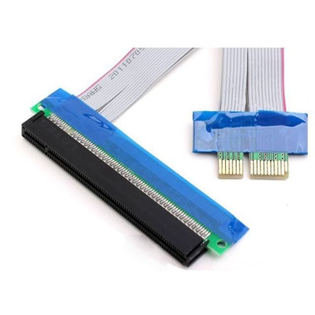 Coms PCIE PCI Express 1x to 16x 라이저 카드 변환 젠더 어댑터 - 상품 이미지