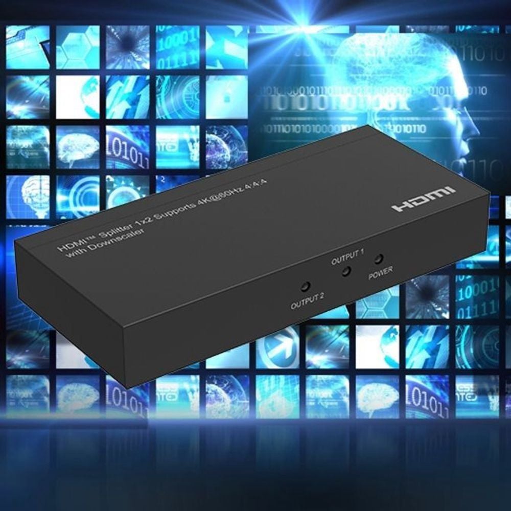 선명한 출력 4K 60Hz HDMI 2.0 분배기 1대2 화면 복제 스플리터 - 상품 이미지