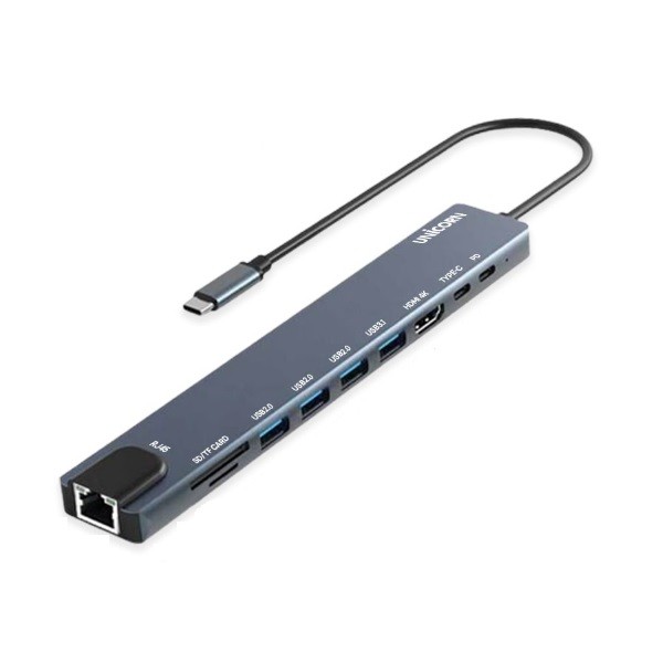 빠른 유니콘 10in1 LAN HDMI USB 멀티 허브 도킹스테이션 TCH-L70 - 상품 이미지