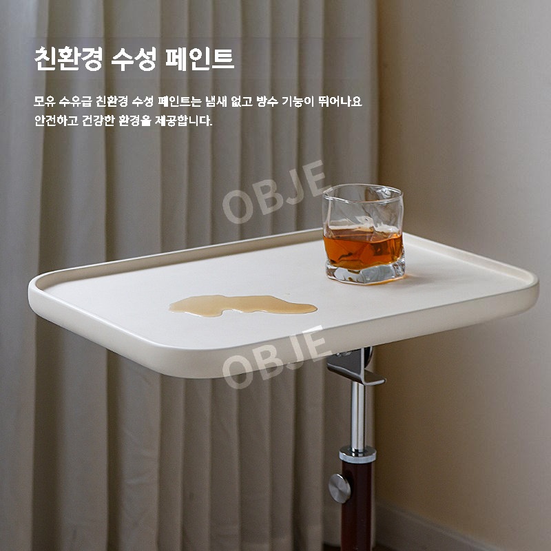 스탠딩책상 높이조절 노트북 커피 테이블 독서대 전동 화이트 - 상세 이미지 3