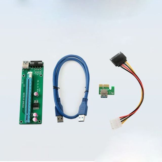 Coms 채굴기 PCIE PCI Express 1X to 16X 라이저 카드 키트 어댑터 - 상품 이미지