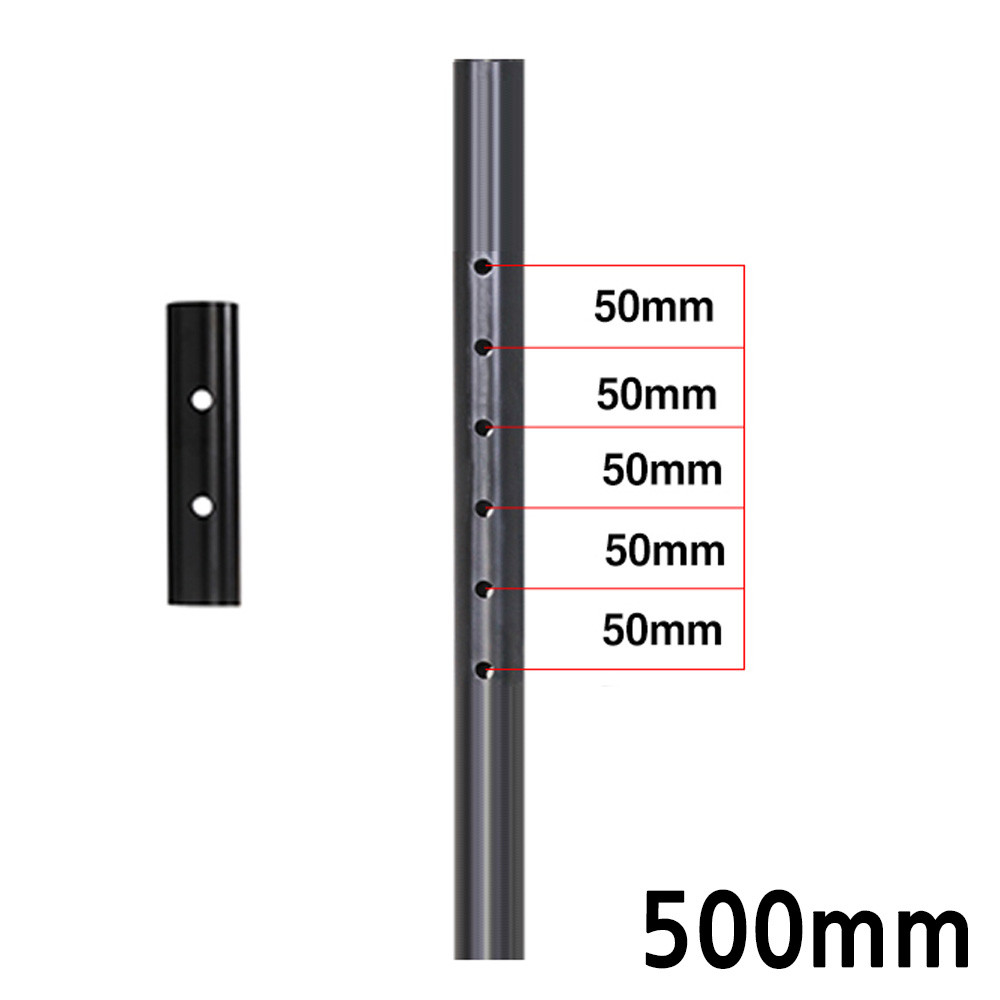 튼튼한 마운트피아 티비 TV 천장형 거치대 연장 연결봉 블랙 500mm - 상품 이미지