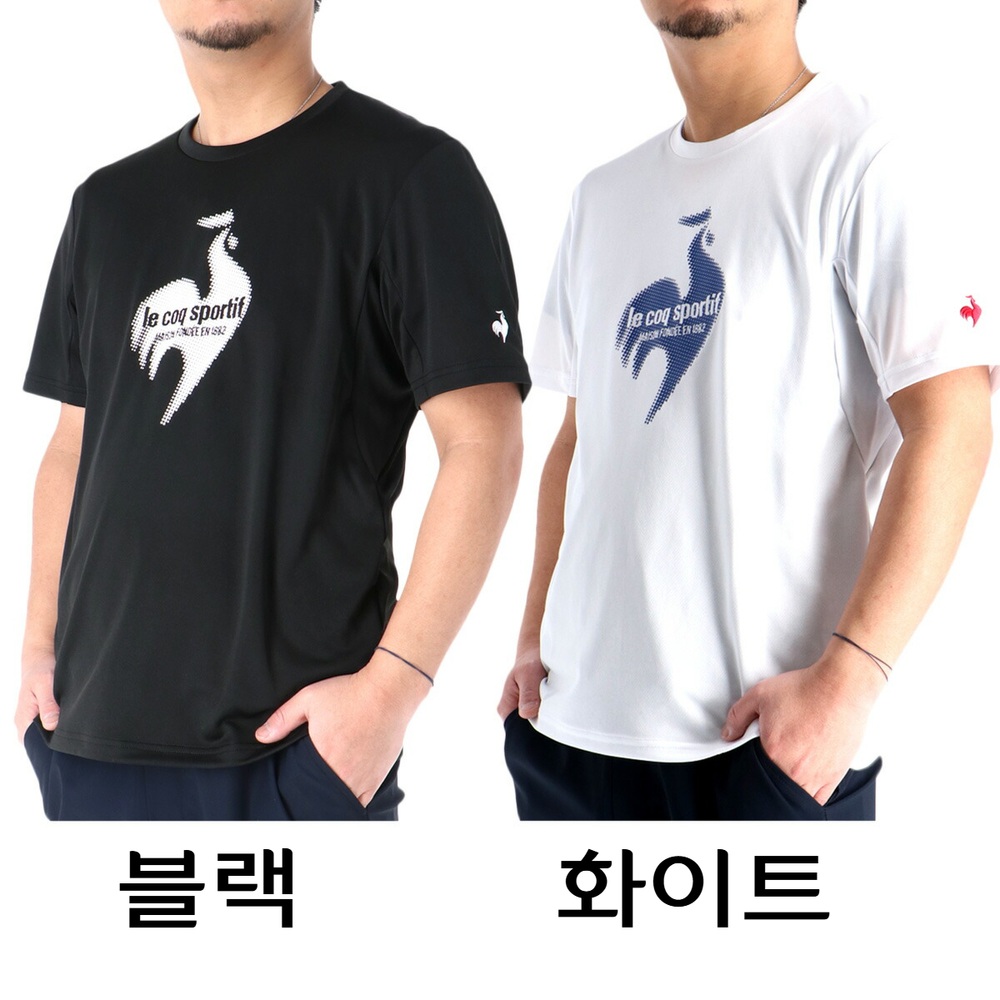 르꼬끄 스포르티프 반팔 티셔츠 남성 흡수속건 스트레치 UV차단 소취 LN6SHT23M - 상세 이미지 3